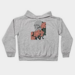 Skull and flowers Kids Hoodie